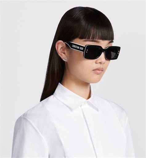 dior s1u|DiorPacific S1U Black Rectangular Sunglasses .